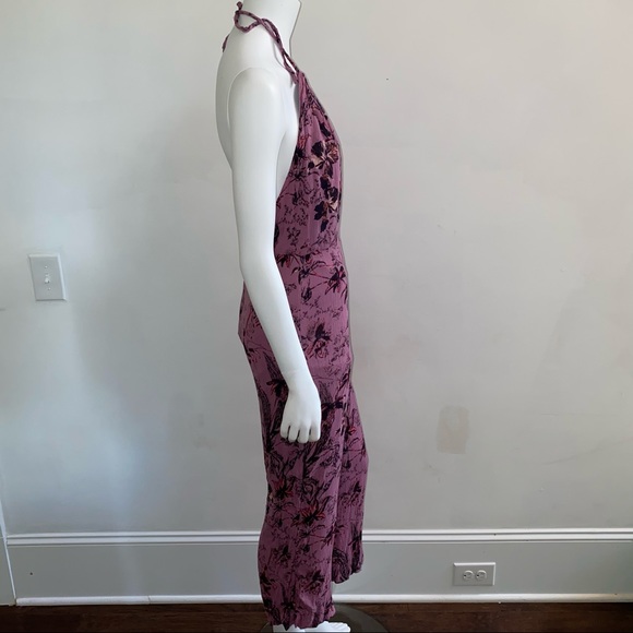 Free People Purple Floral Jumpsuit - Picture 4 of 4